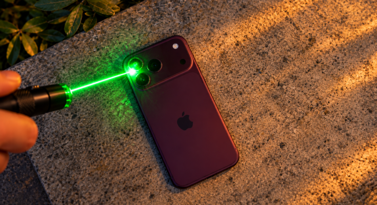 What Does A Laser Do To Your Phone's Camera?