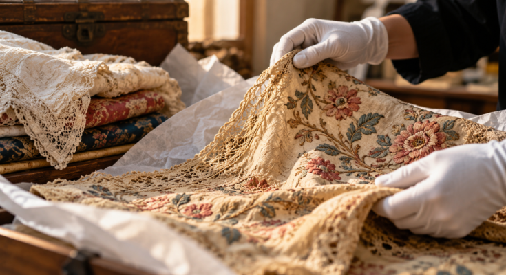 preserving antique textiles