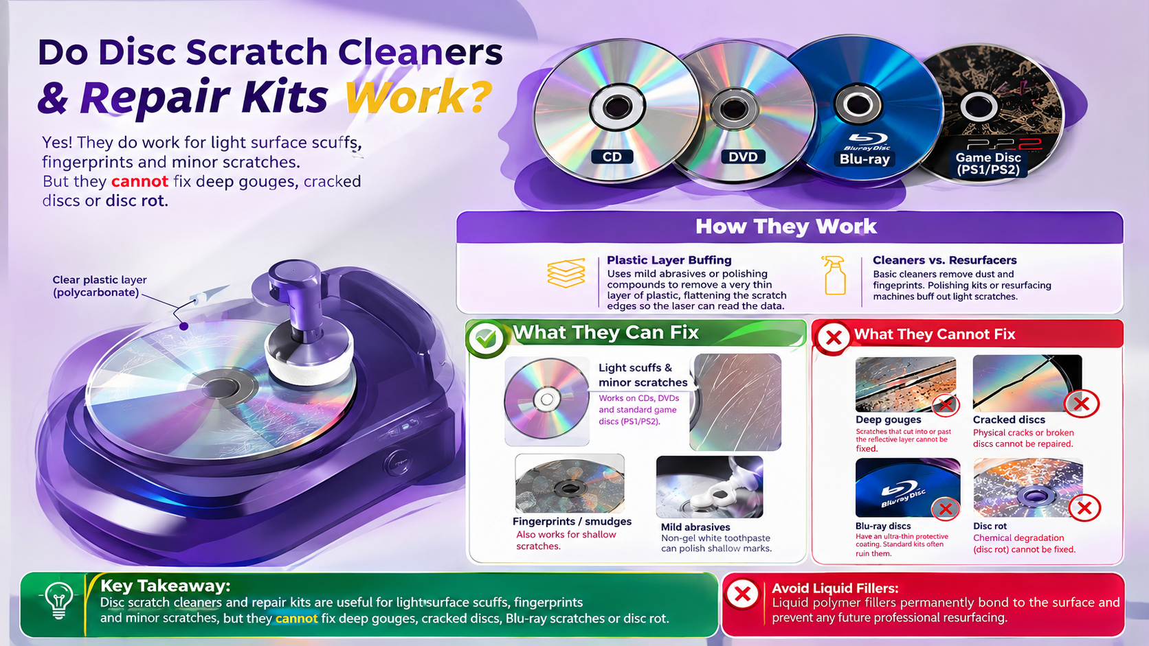 How Disc Scratch Cleaners Work
