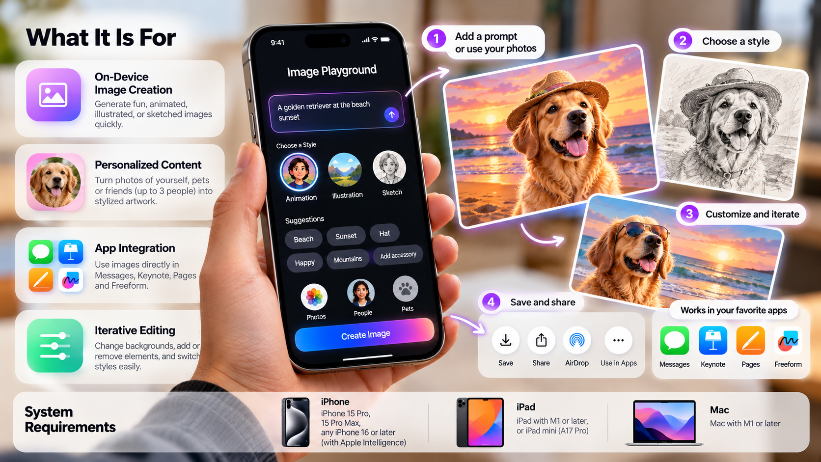 Image Playground Feature Explainer