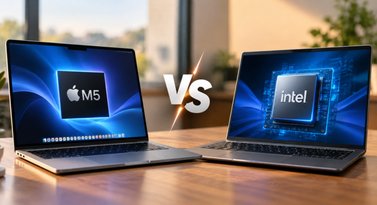 Intel CPU Is Equivalent To Apple's M5