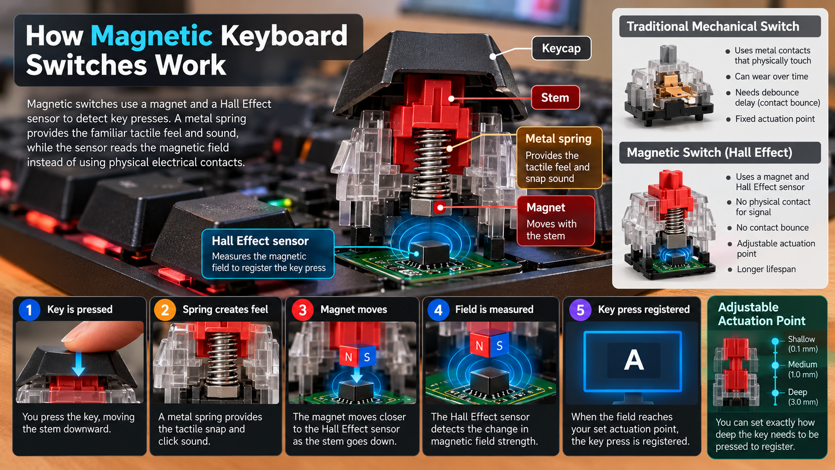 Magnetic Keyboard Switches Explained