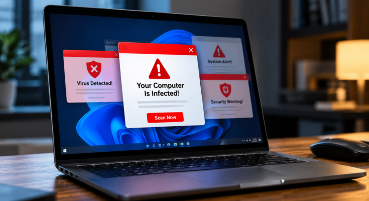 fake virus pop-ups