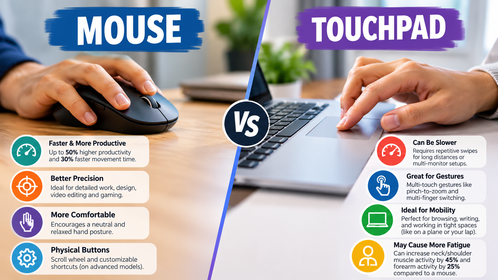 Mouse vs Touchpad: Ultimate Comparison