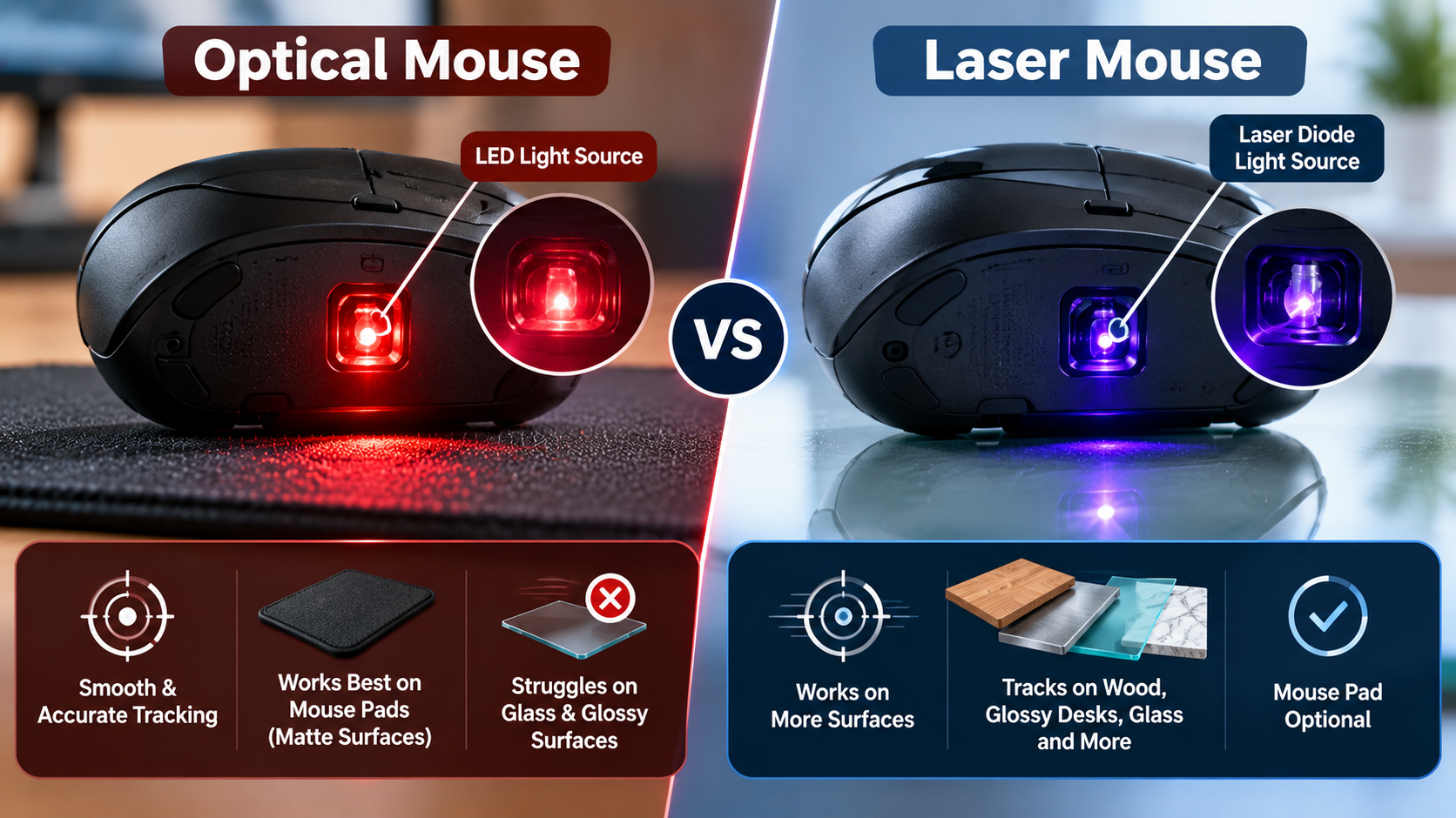 Optical or Laser: Which Mouse Technology Is Right For You?