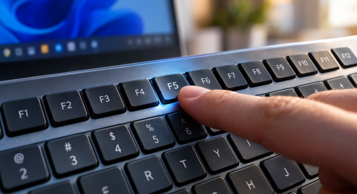 What does F1 to F12 do on a keyboard?