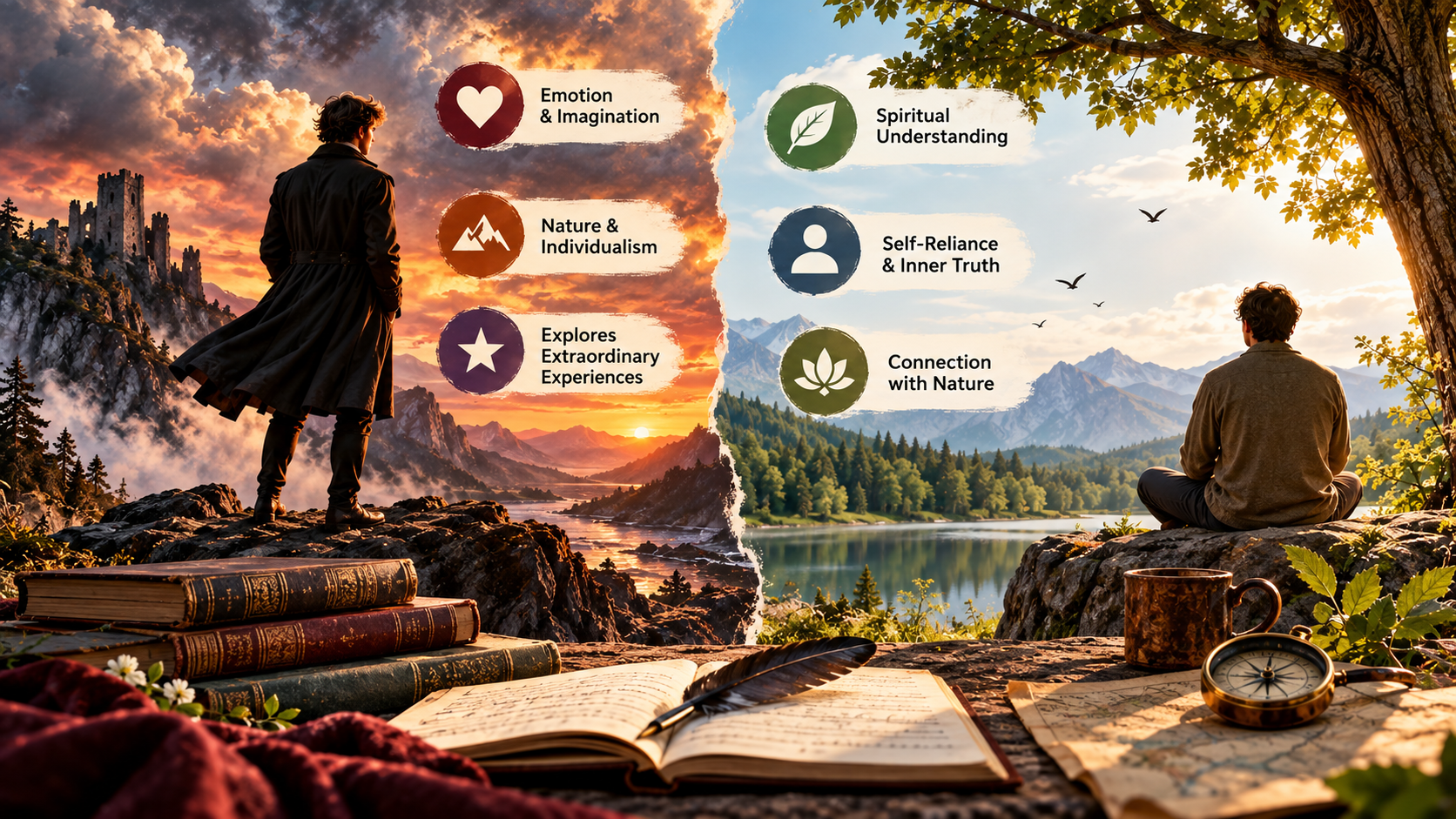 Romanticism vs. Transcendentalism