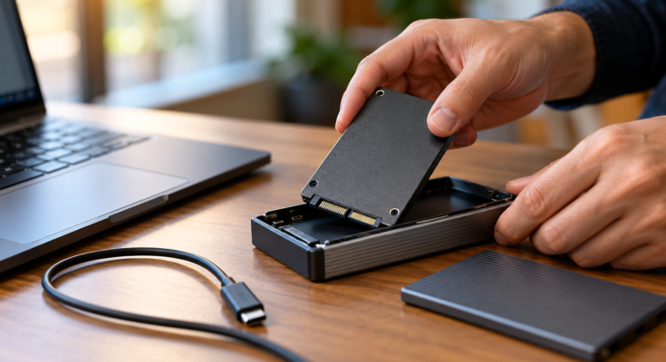 SSD to Portable Drive Assembly