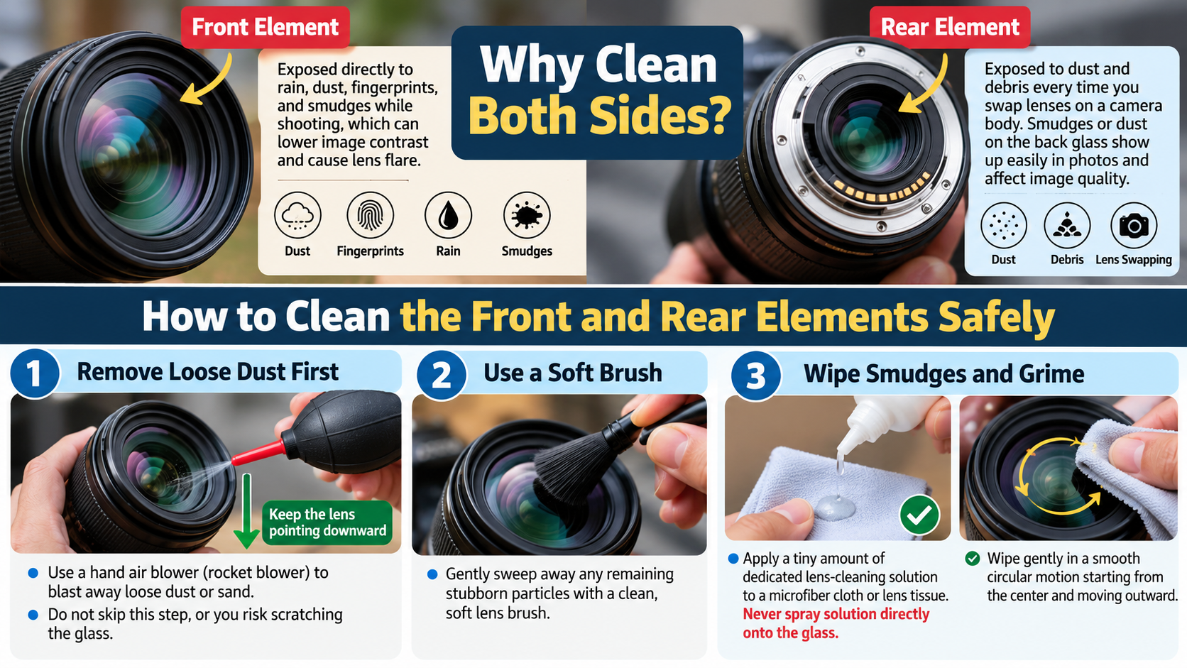 Safe Lens Cleaning Guide
