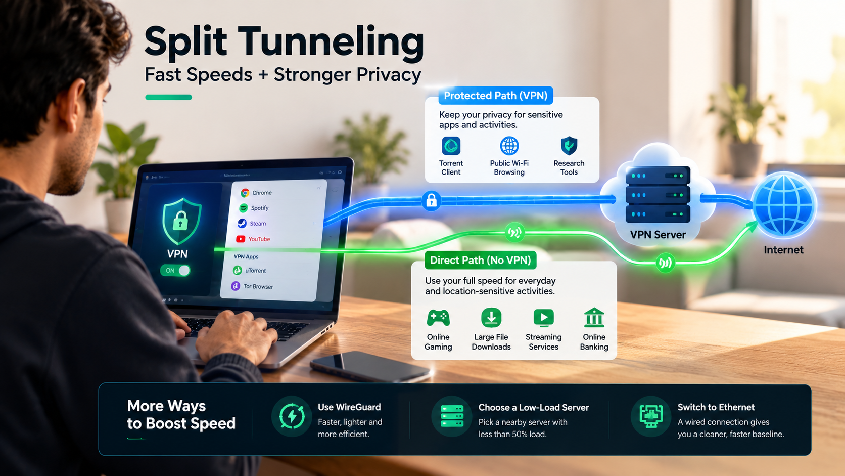 make VPN speed faster