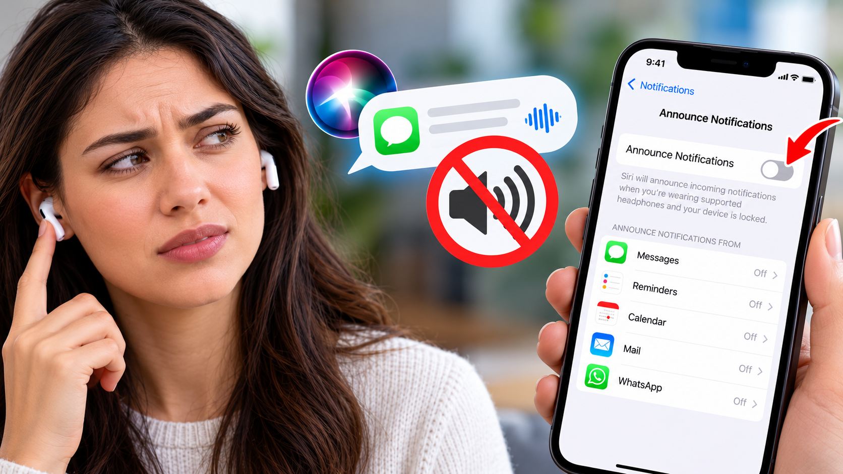 How To Get Siri To Stop Reading Notifications On AirPods