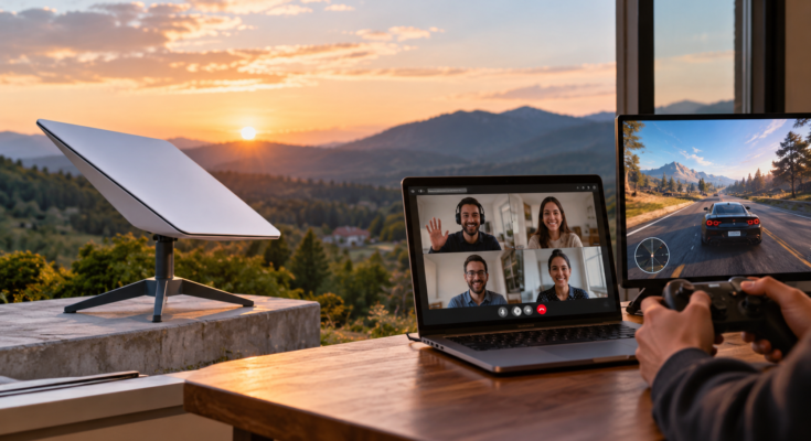 Satellite Internet for Gaming