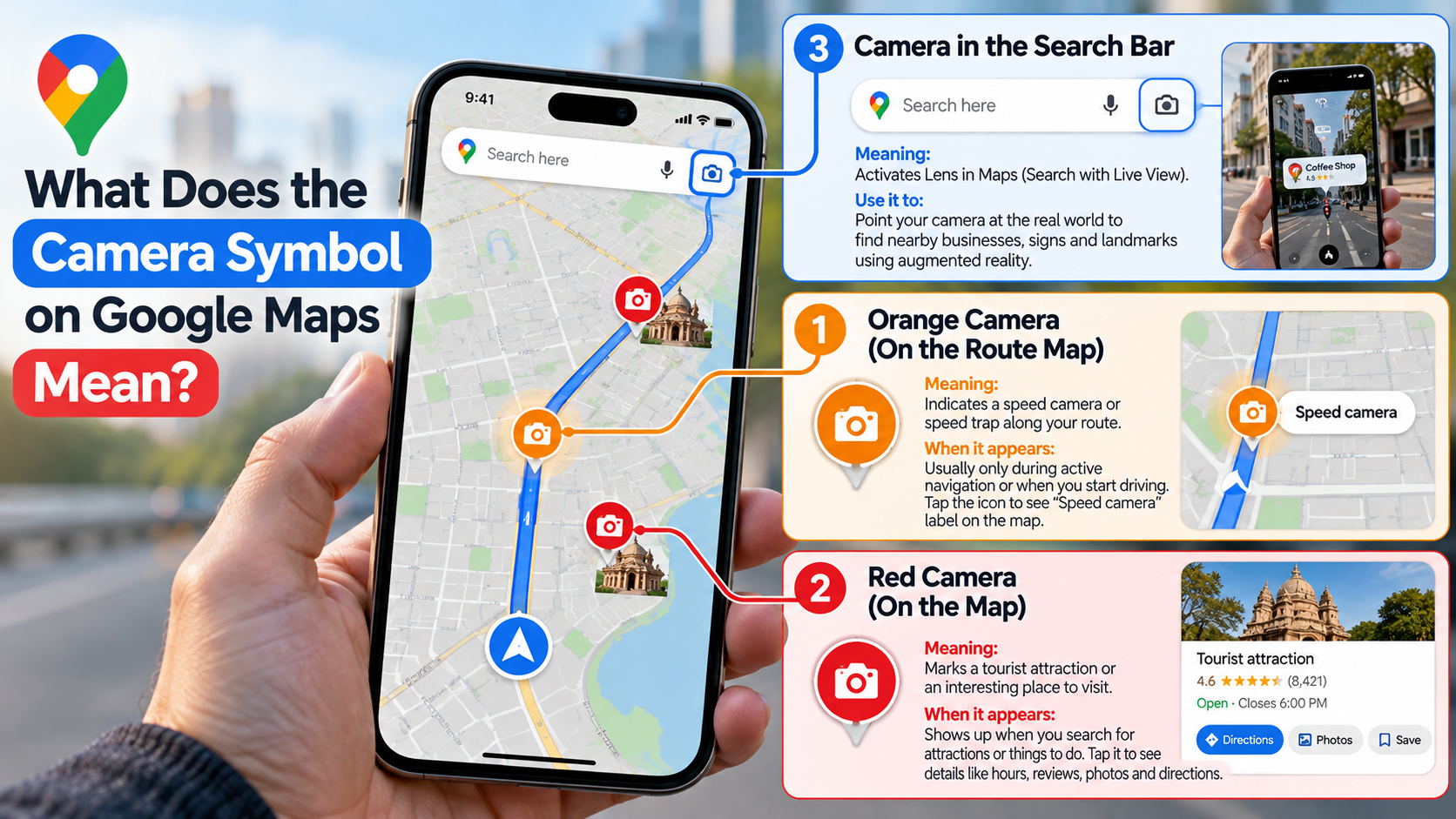 What Does The Camera Symbol Mean On Google Maps?