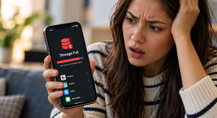 why phones are running out of storage