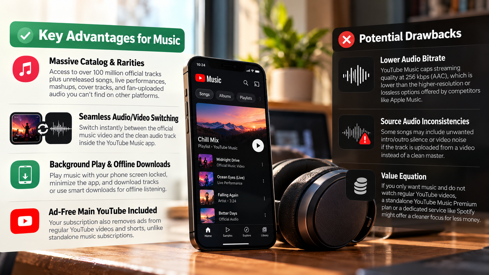 YouTube Music Premium: Pros and Cons