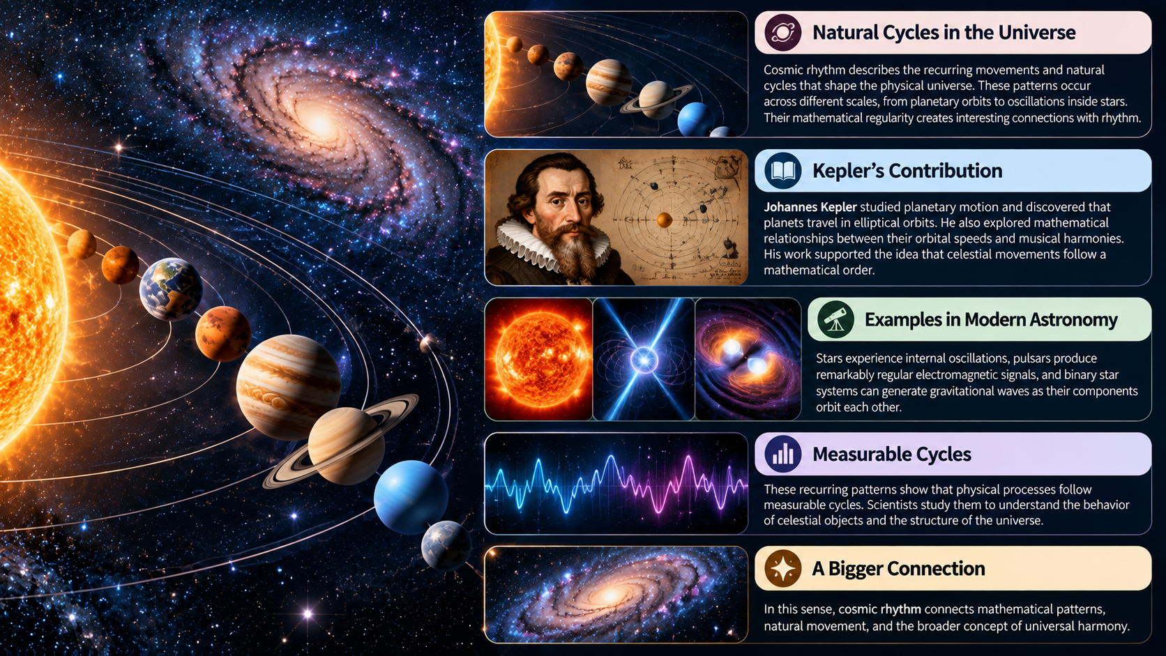 rhythms in universe music
