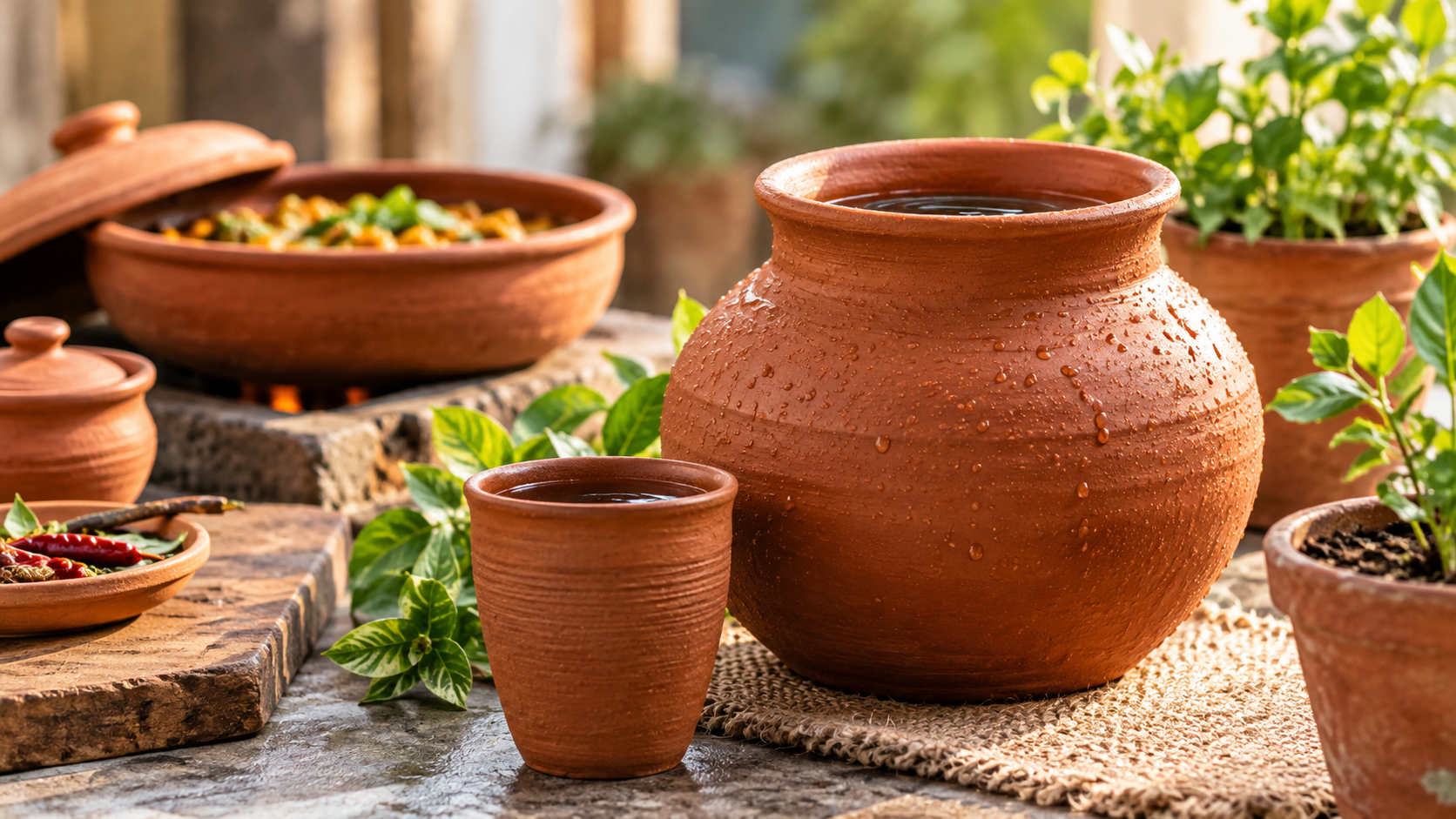 uses and benefits of earthen pots