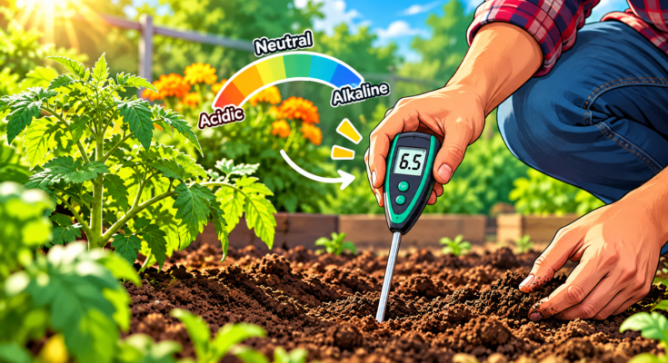test garden soil pH