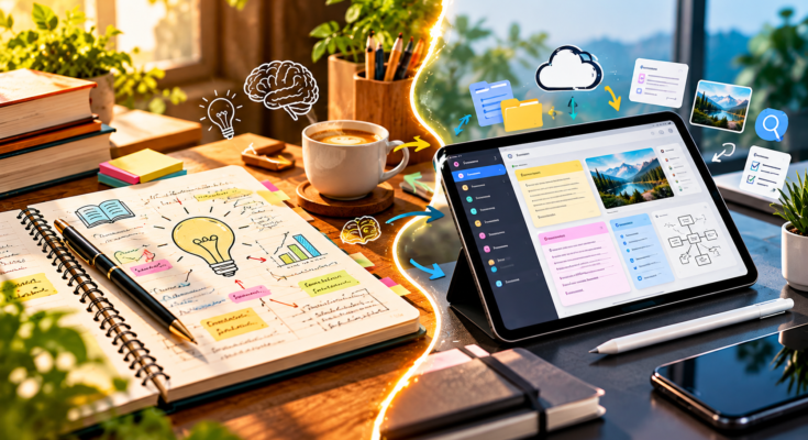 digital vs handwritten notes
