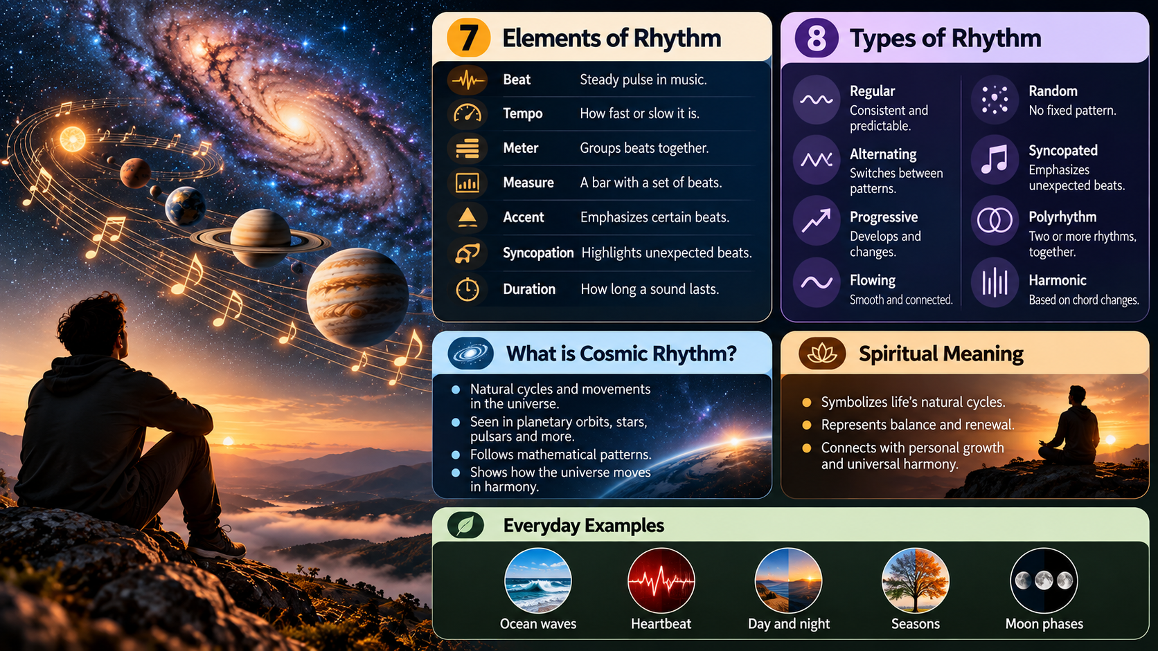 rhythms in universe music