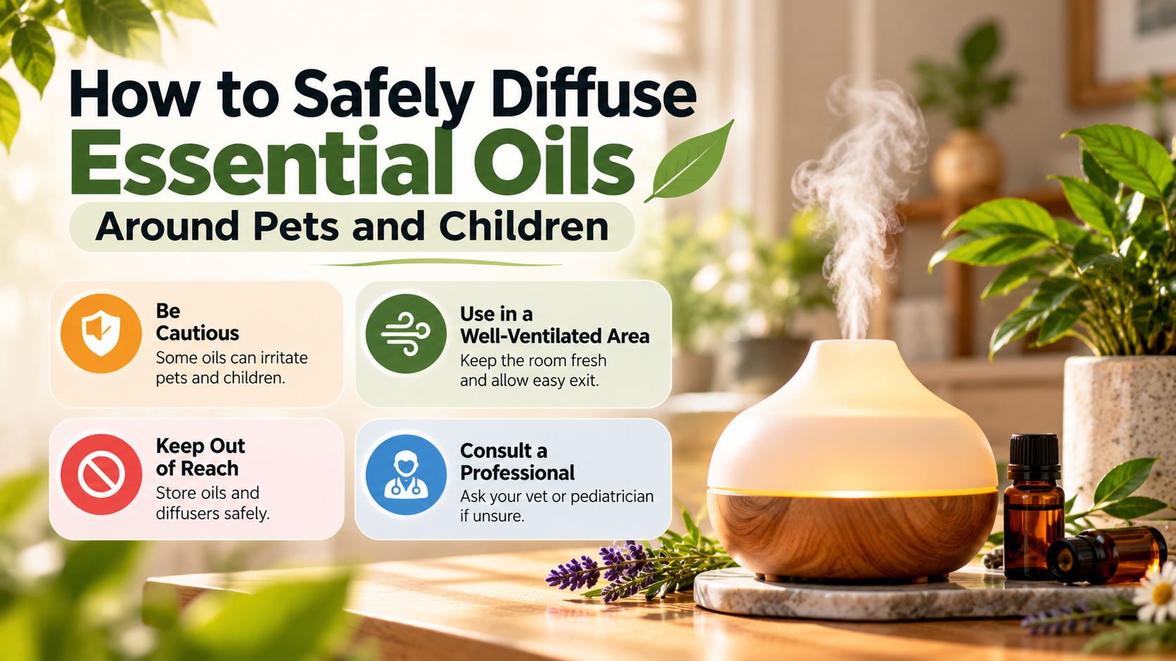 diffuse essential oils